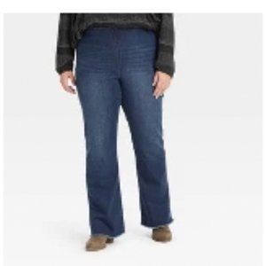 High-Rise Flare  - PULL ON JEANS
